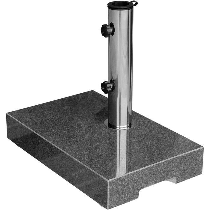 Підставка для парасольки Anndora Granit 25 кг, темно-сіра, для балкона, діаметр стієна до 48 мм
