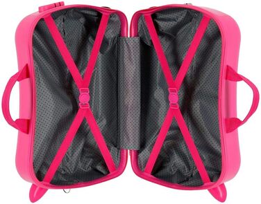 Дитяча валіза Disney Encanto, рожева, 50 x 39 x 20 см, жорсткий пластик, бічна комбінована застібка, 34 л, 1,8 кг, 4 колеса