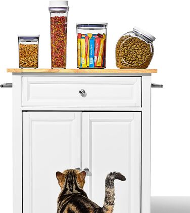 Контейнер OXO Good Grips Pet POP для корму для тварин, 4.2 л з лопаткою | Ідеально для до 1,8 кг корму для собак або 1,6 кг для котів | Герметичний, BPA-free