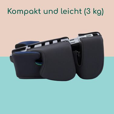 Автокрісло Bebeconfort RoadSafe i-Size для дітей 3,5-12 років (100-150 см), регульоване, легке, з ременями безпеки, 14 положень підголівника, з м'яким сидінням