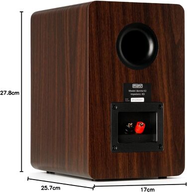 Компактна акустика mohr Bonito K3 HiFi Stereo (горіх)