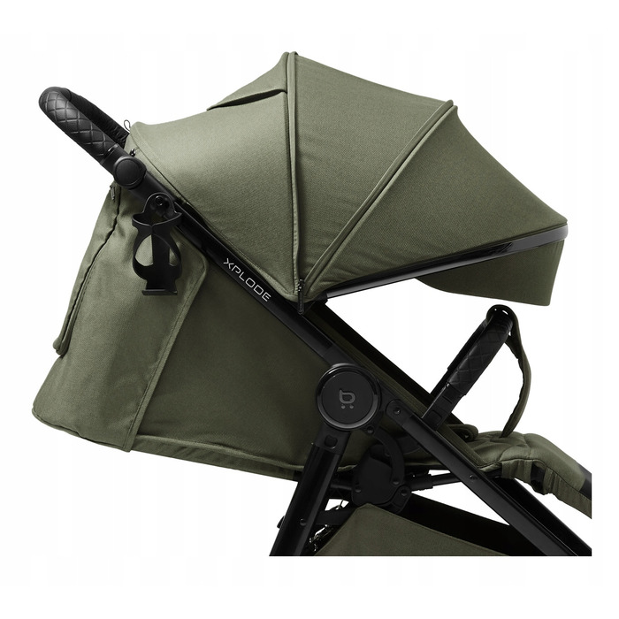 Дитячий прогулянковий візок 4BABY Xplode, зелений, алюмінієвий, з можливістю компактного складання