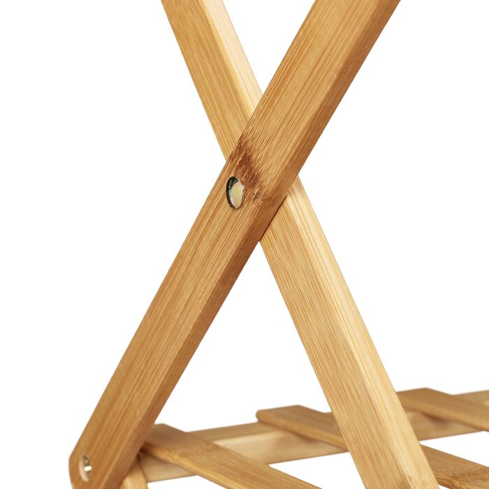 Складана полиця для взуття Relaxdays з бамбука