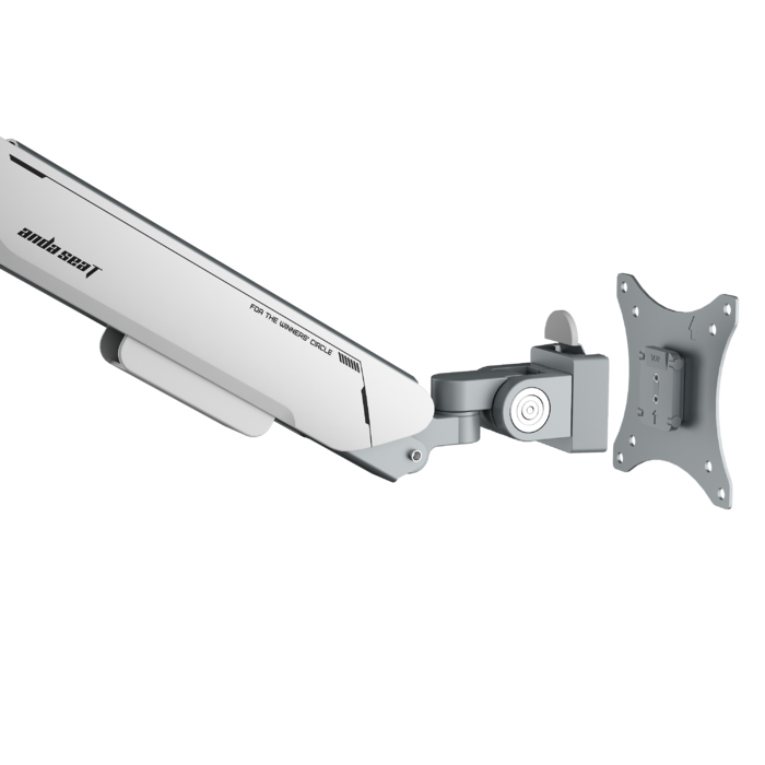 Настільне кріплення для монітора Anda Seat Stealth PRO II 17’’-42’’ White&Gray