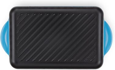 Гриль-пательня LE CREUSET прямокутна, чавун, 33 см, Azure (20202320600460)
