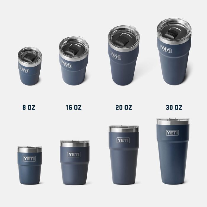 Термос YETI Rambler 20oz (591ml) з кришкою MagSlider, колір Moon Dust