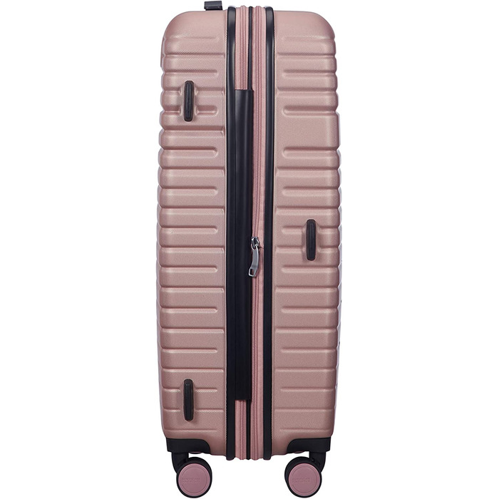 Валіза American Tourister Aero Racer Spinner 68, що розширюється, 75,5 л, Jet Black/Rose Pink