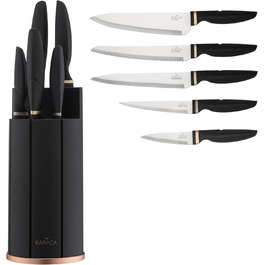 Набір кухонних ножів KARACA Proof Cut (6 шт.), сталь, професійний, легко миється, елегантний дизайн