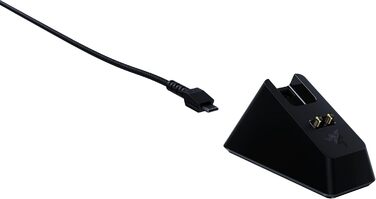 Підставка для навушників Razer Chroma з USB-хабом та RGB-підсвічуванням (7.1 Surround Sound, інтегрована підставка, протиковзкий фундамент) Білий (Чорний, Mouse Dock Chroma, Single)