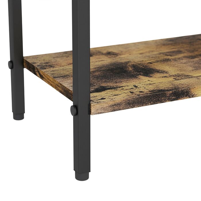 Підставка для рушників індустріального стилю з полицею Relaxdays