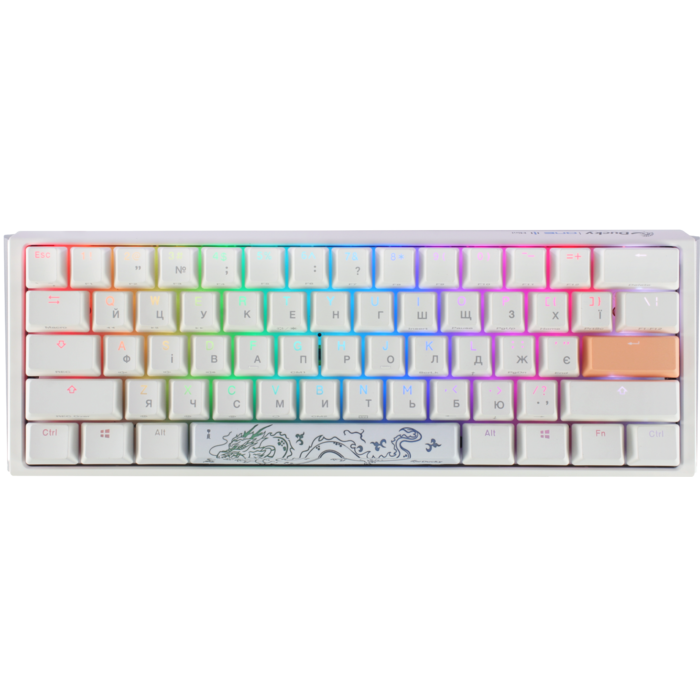 Механічна клавіатура Ducky One 3 Mini Cherry MX Brown RGB White UA