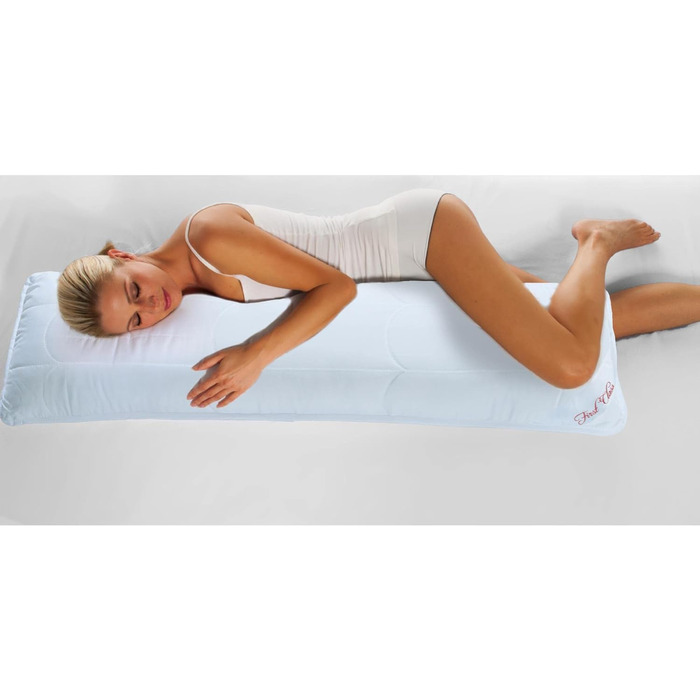 Подушка для сну першого класу CelinaTex 40 x 200 см Біла подушка для годування з мікрофібри Подушка для вагітних Подушка для вагітних