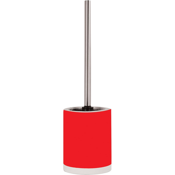 Щітка для унітазу MSV Щітка для унітазу Кальярі з кераміки Soft Touch (0, червона)