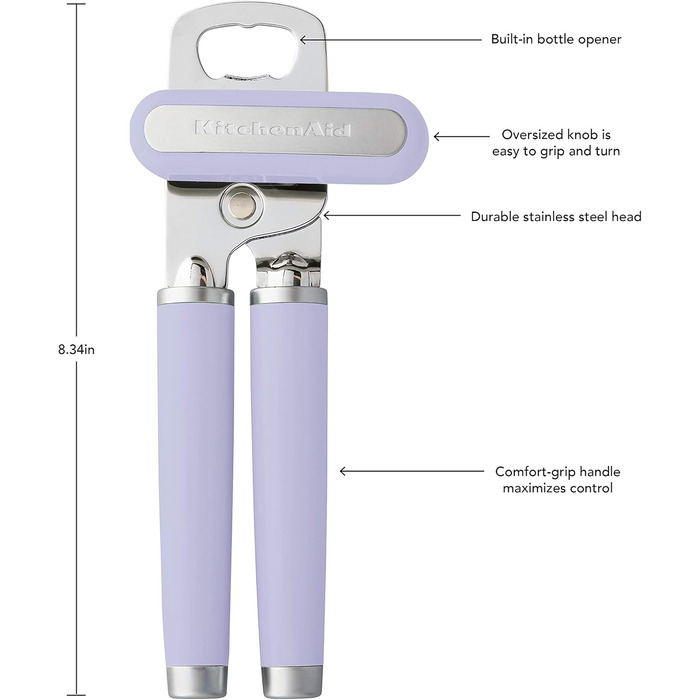 KitchenAid Gourmet Dosenöffner – Матове червоне покриття, універсальний розмір