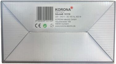 Кавоварка Korona 10119 в кольорі Berry Кавоварка з фільтром Purple Зі скляним глечиком За 12 чашок кави Нагрівальна плита Поворотний фільтр 800 Вт Single Berry