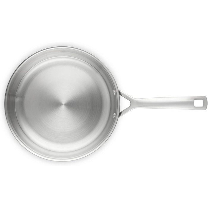 Сковорода LE CREUSET з нержавіючої сталі, 24 см, без покриття, для всіх типів плит (включно з індукцією) та духовки