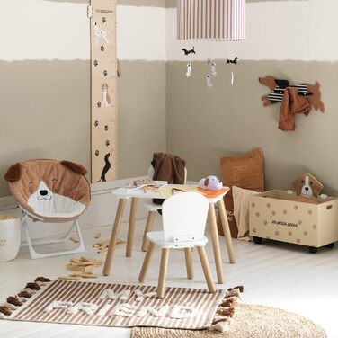 Atmosphera Набір дитячий: стіл та 2 стільці Alex, білий, 3 шт.