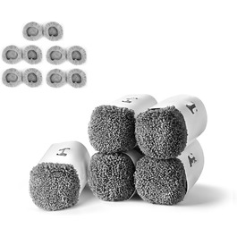 Робот для миття вікон Hutt з функцією розпилення 5500Pa, 3D-подушка, електричний мийник вікон з баком 80мл, автоматичний мийник вікон, багаторазовий захист, 8 ганчірок, кейс (10 ганчірок)