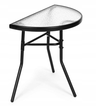 Комплект садових меблів Atos, метал, чорний, 3 предмети