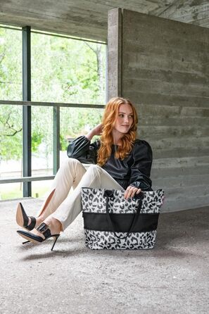 Сумка-шопер Reisenthel Shopper E1 - велика містка сумка для покупок, Leo Nero