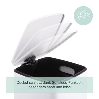 Відро для сміття Relaxdays Кухня, 12 літрів