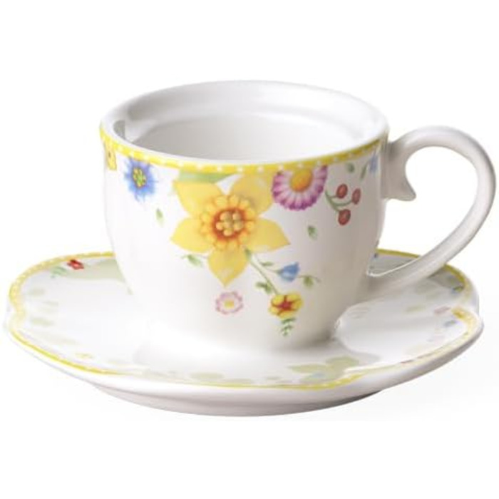 Ваза Villeroy & Boch Spring Awakening – велика, біло-кольорова, для декору на Великдень, преміум-порицелан, стиль Landhaus & Rustikal