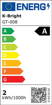 LED-лампа K-Bright на акумуляторі, диммер, тепле світло, для дому та вулиці, USB-C, 3000K, темно-сірий