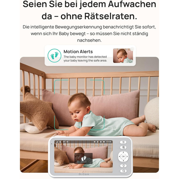 Відеоняня Dr.Care LumiView з камерою та монітором 5