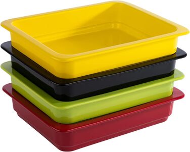 Контейнер APSGN 1/2, порцеляновий, 2 л, термостійкий до 220C, можна мити в посудомийній машині GN 1/2, 32,5x26,5x6 см, червоний (макс. 60 символів), 82276