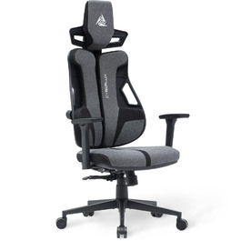 Геймерське крісло Cyberlux V8 Fabric Grey (арт. GM-V8 FG)