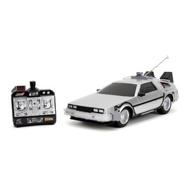 Машинка на радіокеруванні Jada Toys Зворотний у майбутнє DeLorean (28 см) Чорна, 10 км/год, USB зарядка, від 6 років