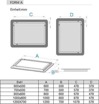 Великий LED-дзеркало для ванної кімнати Badspiegel 120x70 см з підсвічуванням, сенсорне управління, антизапар, регулювання яскравості, для ванної/вітальні, біле світло