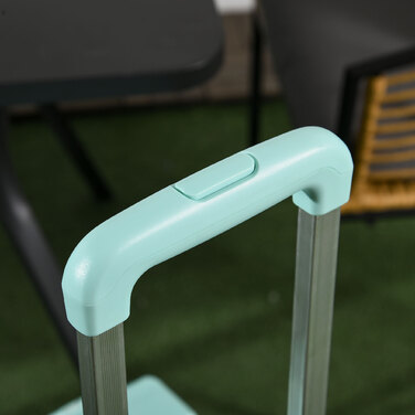 Кошик-візок для покупок, з підйомником для сходин, складаний, з телескопічною ручкою, витримує до 65 кг, зелений