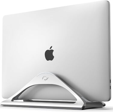 Підставка для ноутбука Vertikaler HumanCentric: регульована, для MacBook, Pro, та інших ноутбуків (срібна)