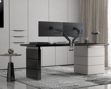 Настільне кріплення для двох моніторів Anda Seat Stealth PRO II Duo 17’’-42’’ Black