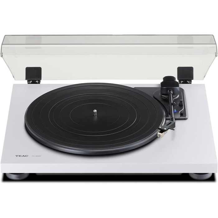 HiFi програвач вінілу Teac TN-180BT-A3 з Bluetooth, ремінний привід, 33/45/78 об/хв, вбудований фонокоректор, MDF корпус, колір вишня (білий)