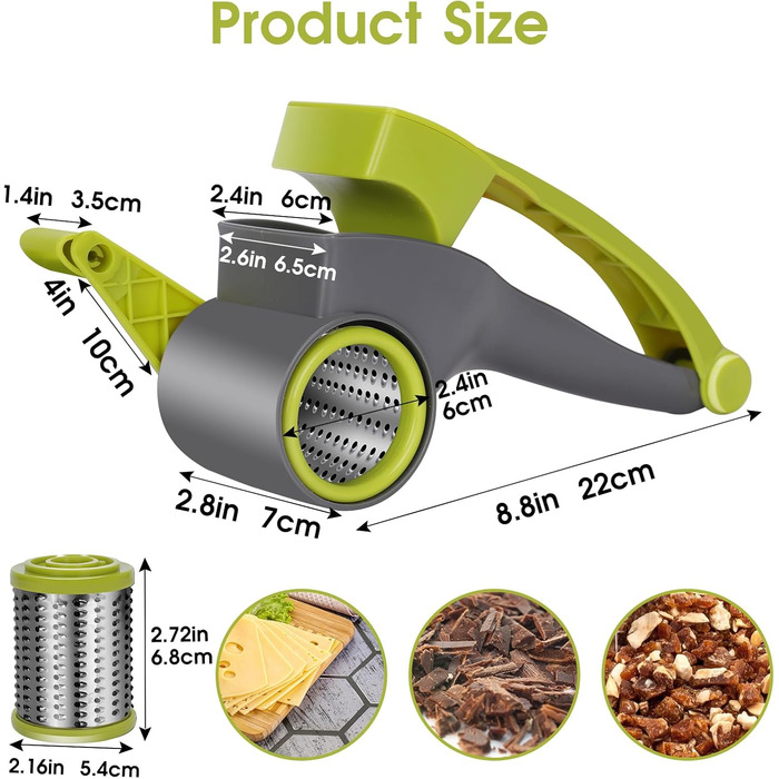 Машинка для нарізання овочів Mastertop 5-в-1: нарізувач, тертка, слайсер для овочів, фруктів та сиру