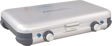 Газовий набір Campingaz 2 Grill & Go CV - плитка з 2 конфорками, для кемпінгу, з використанням газових картриджів, 3.6 Вт