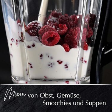 Стаціонарний блендер Stanley Rogers 500W з скляним глечиком 1л, 4-лопатева система + насадка для змішування, 2 швидкості