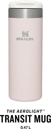 Термокружка Stanley Aerolight Transit 470 мл Rose Quartz - Збереження тепла 6 годин, сумісна з автотримачами