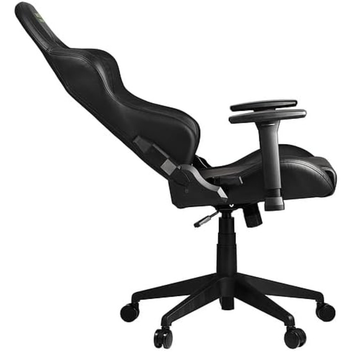 Ігрове крісло Razer TAROK Essentials Edition від Zen Gaming, з підтримкою попереку та шиї, 3D підлокітники, чорний/зелений колір