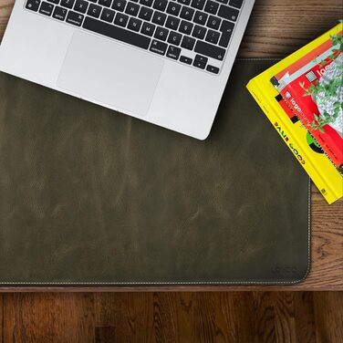 Килимок для миші Londo Echtleder з натуральної шкіри, великий розмір, зелений