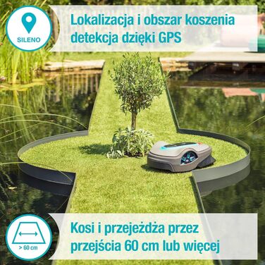 Робот-газонокосачка Gardena SILENO city 250 для ділянок до 250 м² (PL-версія)