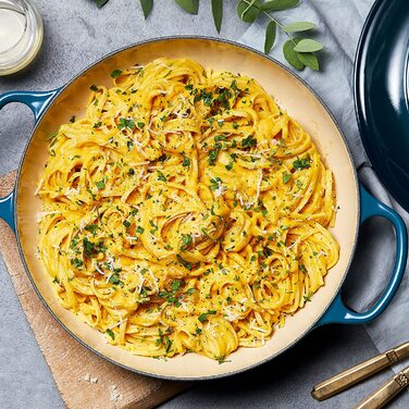 Каструля Le Creuset Signature з чавуну, 3,5 л, для всіх типів плит (включно з індукцією), 26 см, Ocean