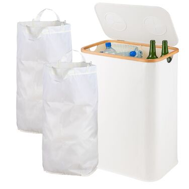 Контейнер для збору пляшок Relaxdays з двома відділеннями