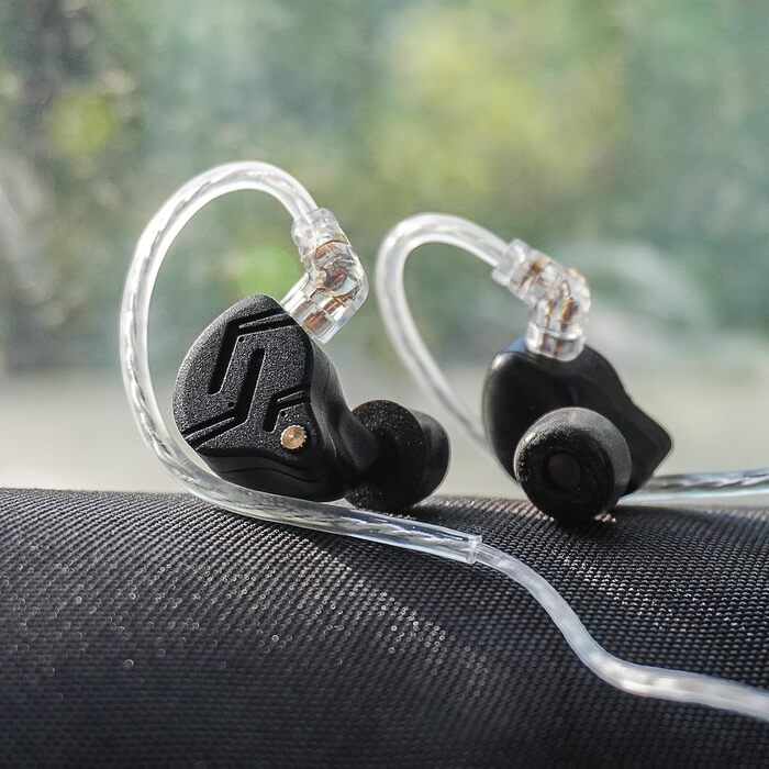 Навушники KEEPHIFI KZ ZAR IEM 7BA1DD гібридний драйвер HiFi шумоізоляція 2-контактний знімний кабель