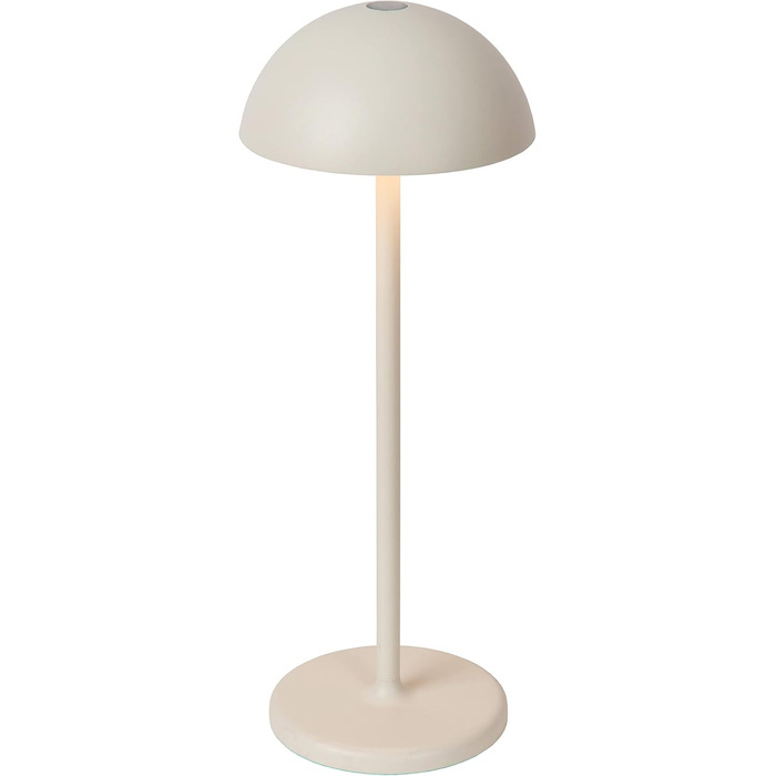 LED-лампа LUCIDE JOY - перезарядна настільна лампа для дому та вулиці, IP54, 1.5W, 3000K, біла
