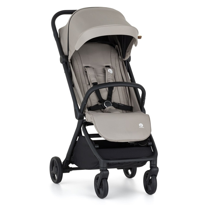 Легка компактна прогулянкова коляска Petite&Mars Flip до 22 кг / Platinum Grey