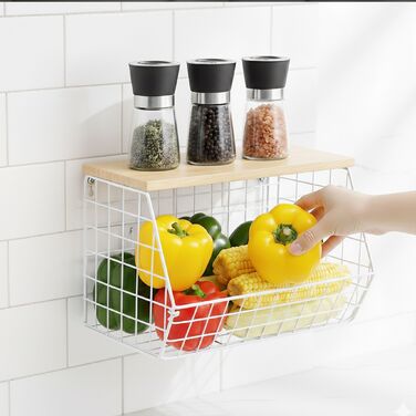 Підвісна полиця Relaxdays для зберігання фруктів та овочів