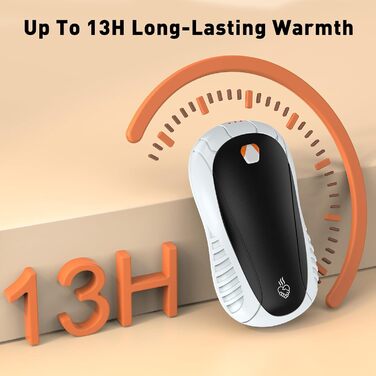 Електричні грілки для рук FANDLISS, 2 шт. - портативні, акумуляторні, 6000mAh, 3 режими нагріву, швидкий нагрів, ідеальний подарунок для спорту та зими